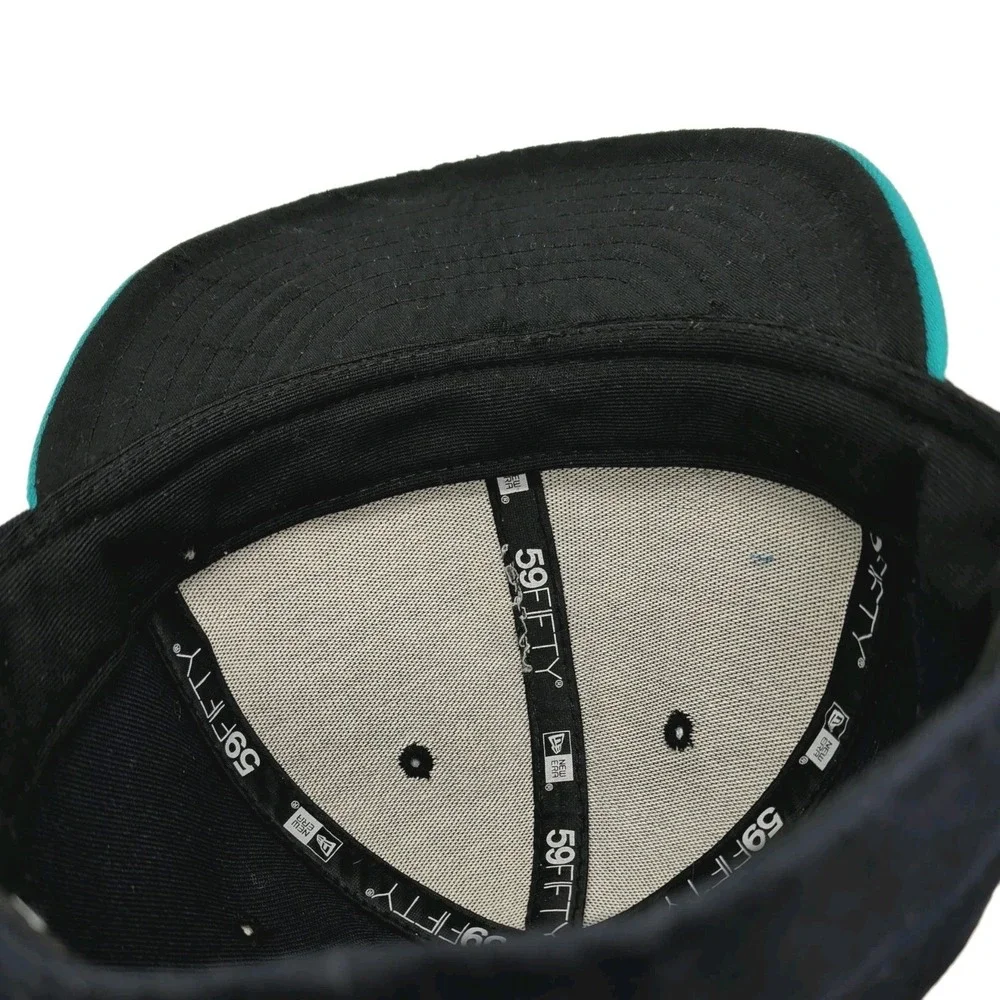 Seattle Mariners New Era 59FIFTY Fitted‎ Hat Cap MLB On Field Baseball Size 7